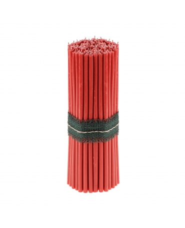 Red beeswax candles N20 1