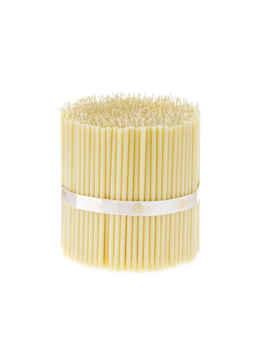 White beeswax candles N100 1