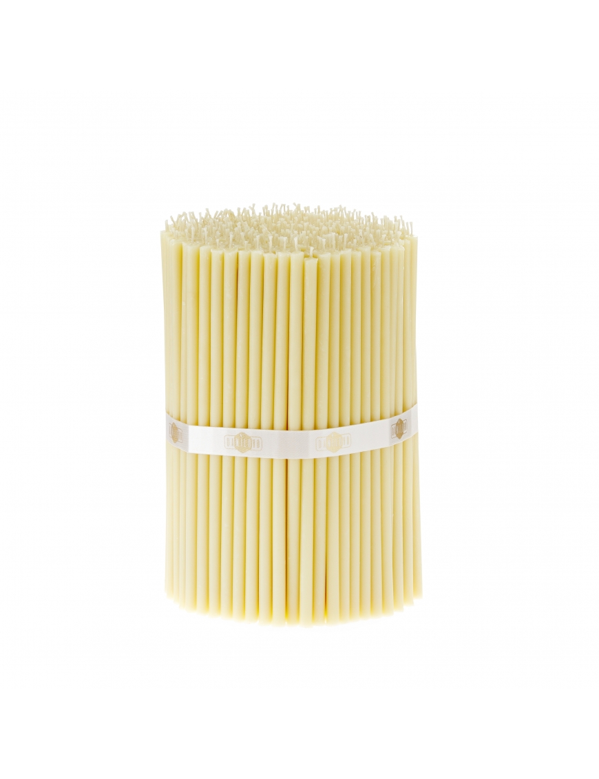 White beeswax candles N60 1