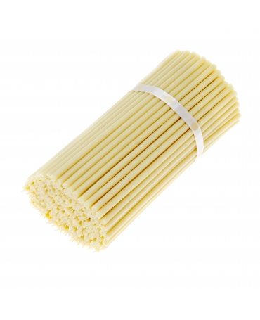 White beeswax candles N30 1