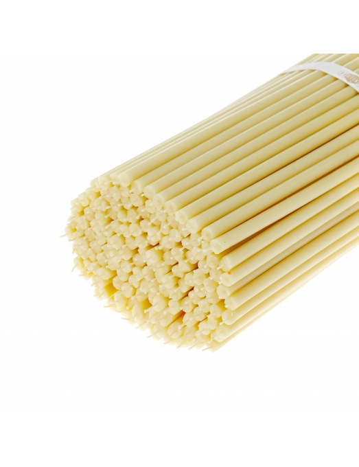 White beeswax candles N30 3 3