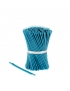 Turquoise beeswax candles N40 3