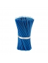 Blue beeswax candles N20 1