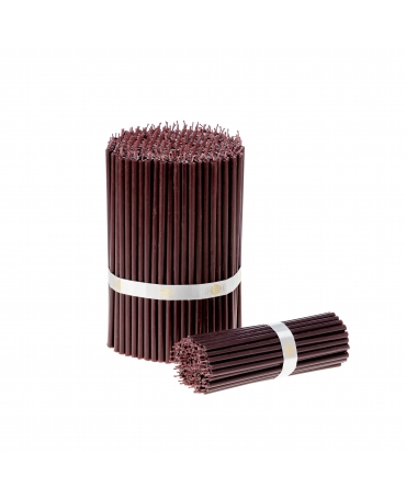 Burgundy beeswax candles N100 1