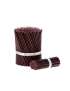 Burgundy beeswax candles N80 1