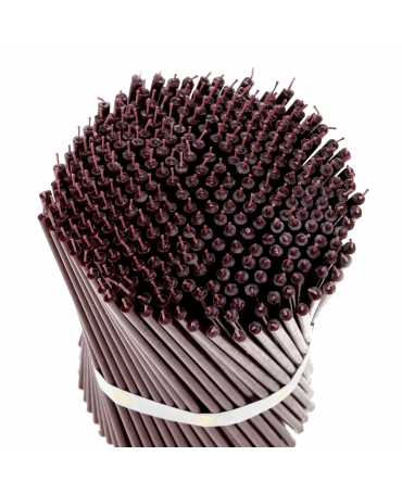 Burgundy beeswax candles N80 3