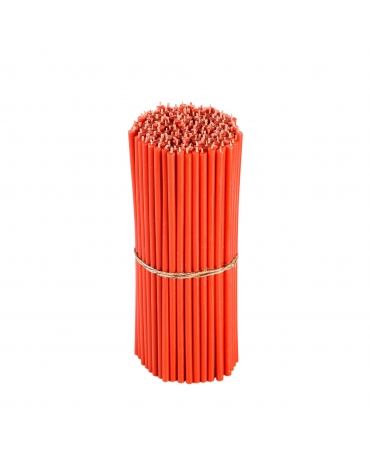 Red beeswax candles N30 1