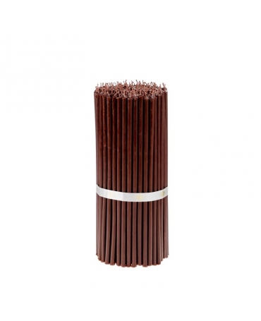 Brown beeswax candles N30 1