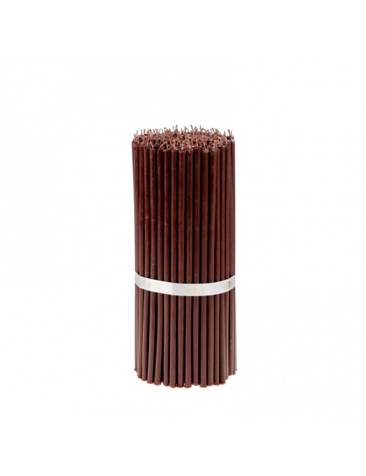 Brown beeswax candles N30 1 1