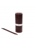 Burgundy beeswax candles N40 3