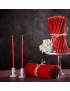 Red beeswax candles N100 3