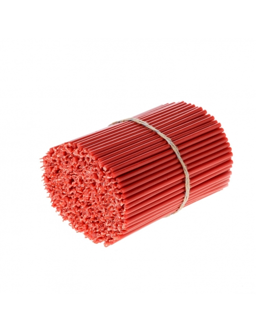 Red beeswax candles N100 1 1