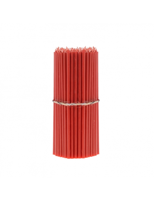 Red beeswax candles 1 1