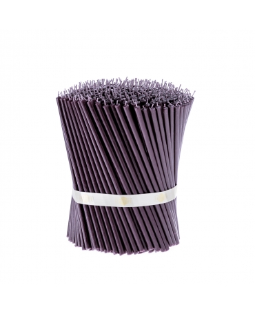 Purple beeswax candles N60