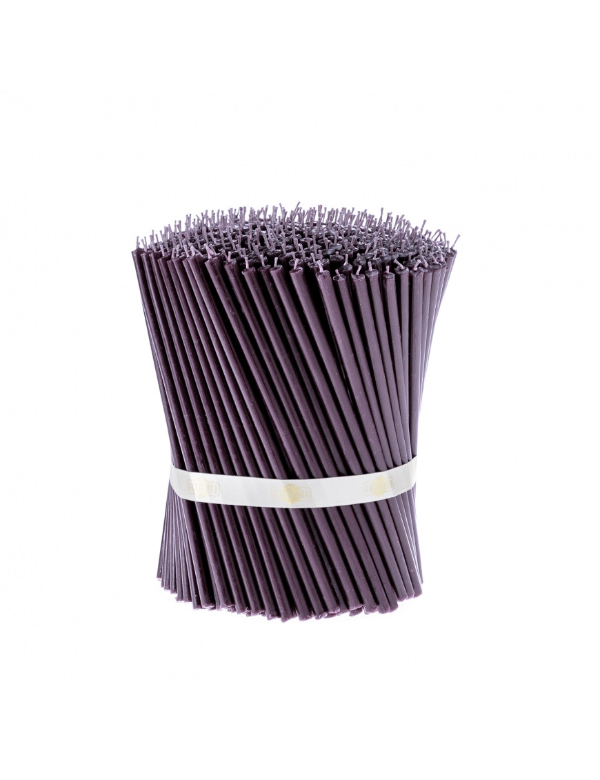 Purple beeswax candles N60
