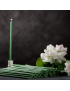 Green beeswax candles N30 3