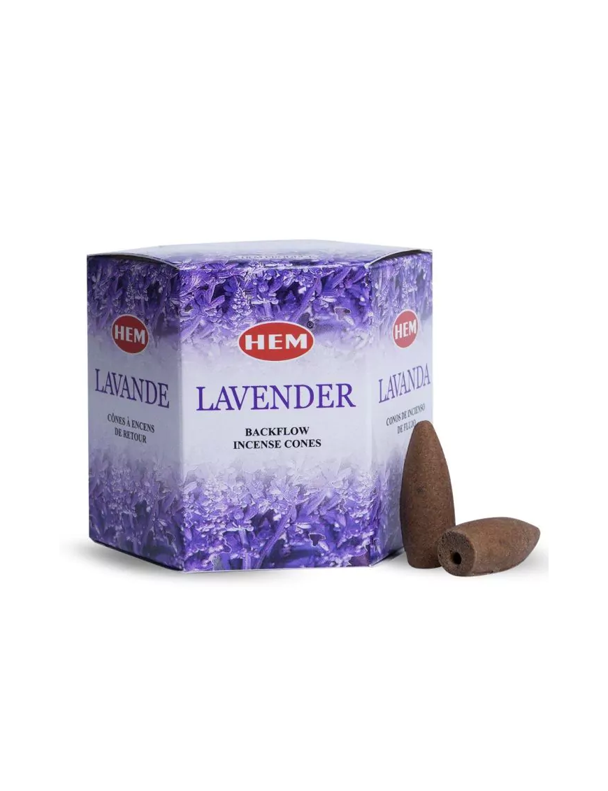Backflow incense cones "Lavender" 40 pcs 1