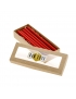 Red beeswax candles in a box 2
