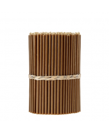 Brown beeswax candles N140 1