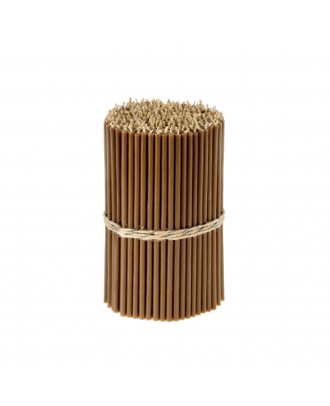 Brown beeswax candles N120 3