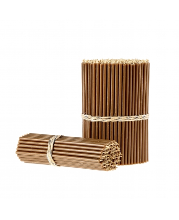 Brown beeswax candles N100 3