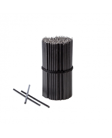 Black beeswax candles N60 4