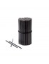 Black beeswax candles N60 4