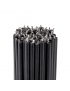 Black beeswax candles N10 4